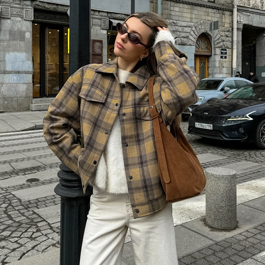 Checkered Retro Coat