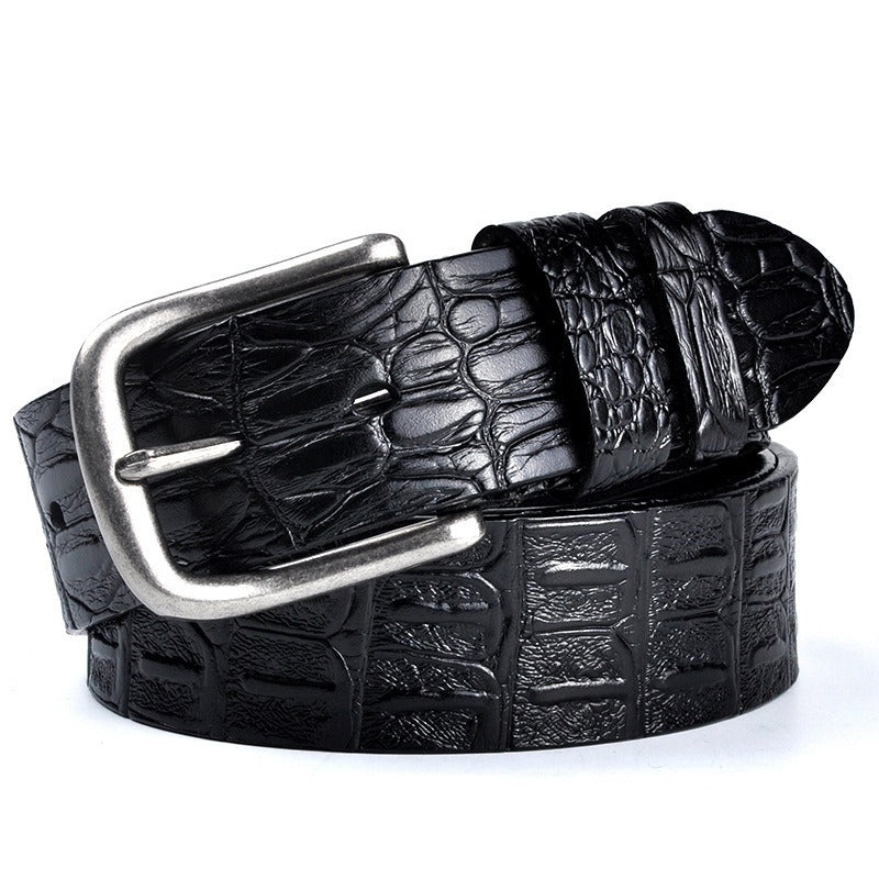 Men's Crocodile Pattern Belt